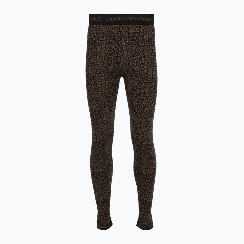 Dětský set termoprádla EA7 Emporio Armani Ski Jacquard Knitted fancy brown animalier 7
