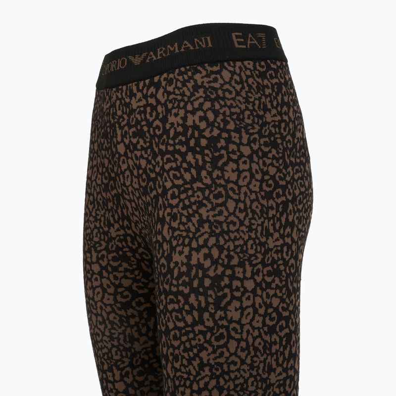Dámská sada termoprádla EA7 Emporio Armani Ski Jacquard Knitted fancy brown animal print 9