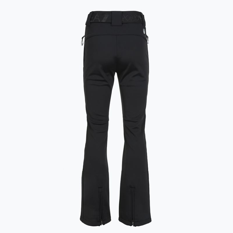 Dámské lyžařské kalhoty EA7 Emporio Armani Ski Kitzbuhel Softshell Waisted black 2