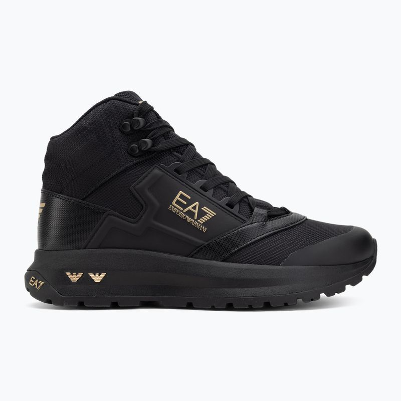 Boty EA7 Emporio Armani Ice Altura full black / gold 2