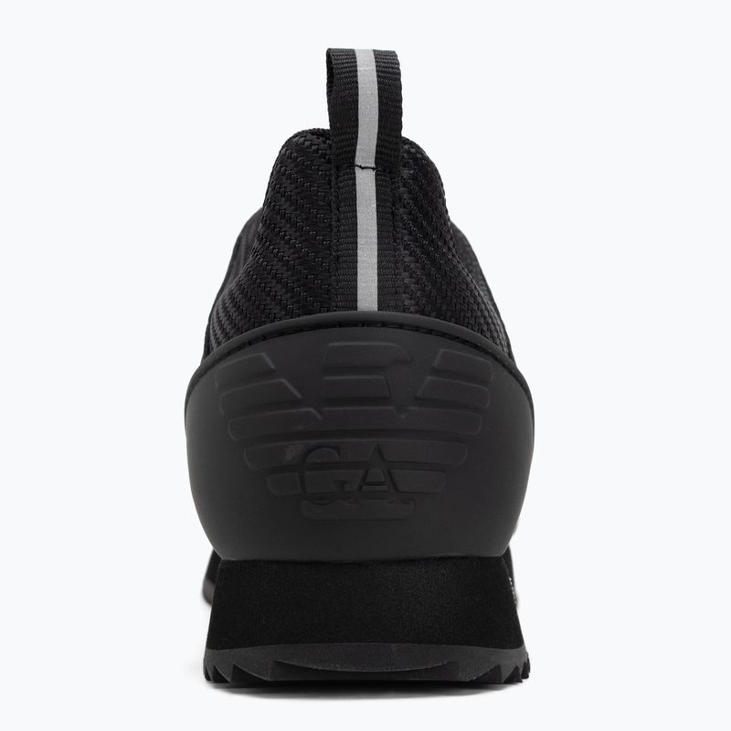Boty EA7 Emporio Armani Black & White Carbon triple black / silver logo 6