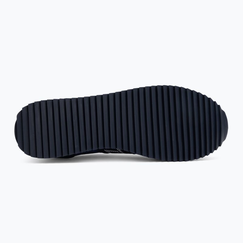 Boty EA7 Emporio Armani Black & White Suede sky captain / deep cobal / mineral 4