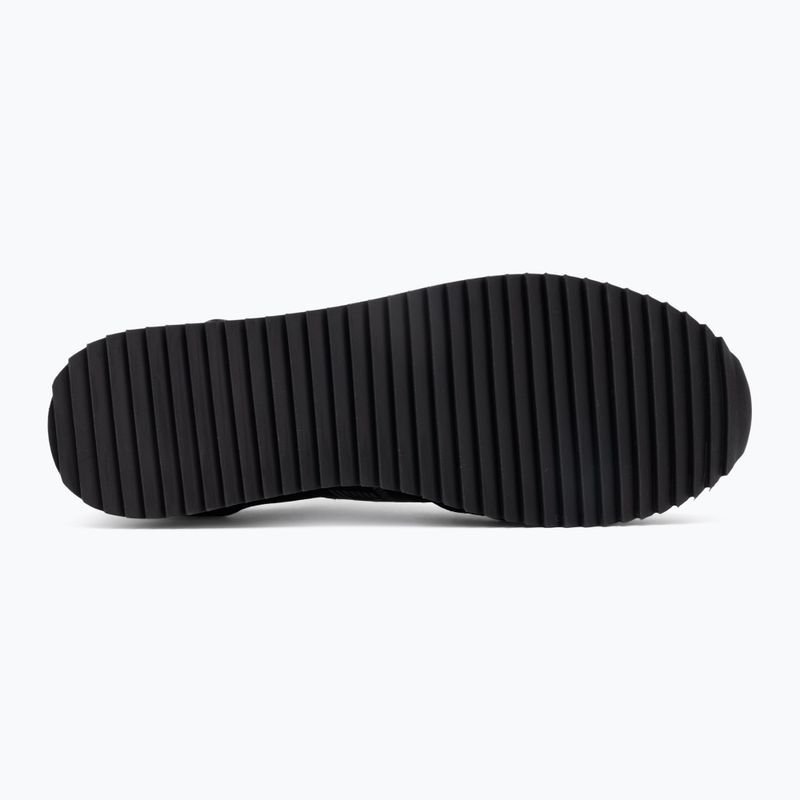 Boty EA7 Emporio Armani Black & White Suede triple black micropunch 4