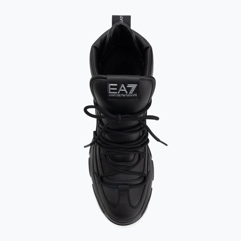 Boty EA7 Emporio Armani Boot Flakes full black 5