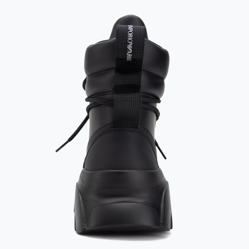 Boty EA7 Emporio Armani Boot Flakes full black 6