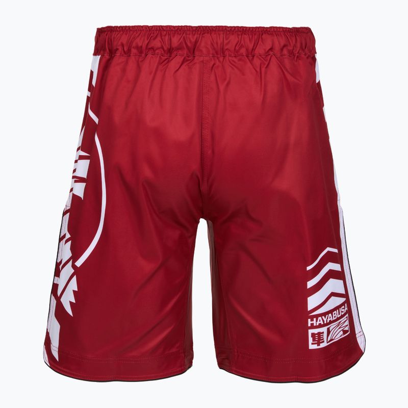 Hayabusa Icon Fight červené boxerky ICFS 2