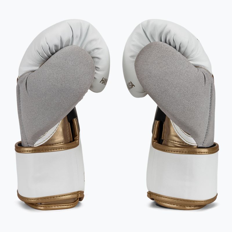 Boxerské rukavice Hayabusa T3 white/gold 4