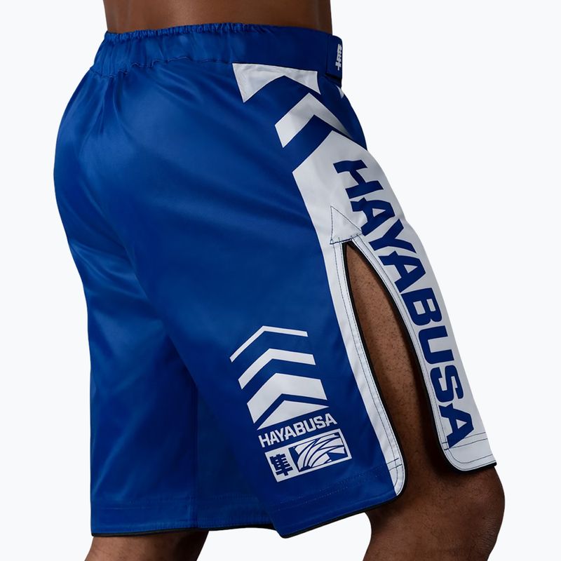 Tréninkové šortky Hayabusa Icon Fight blue/white 4