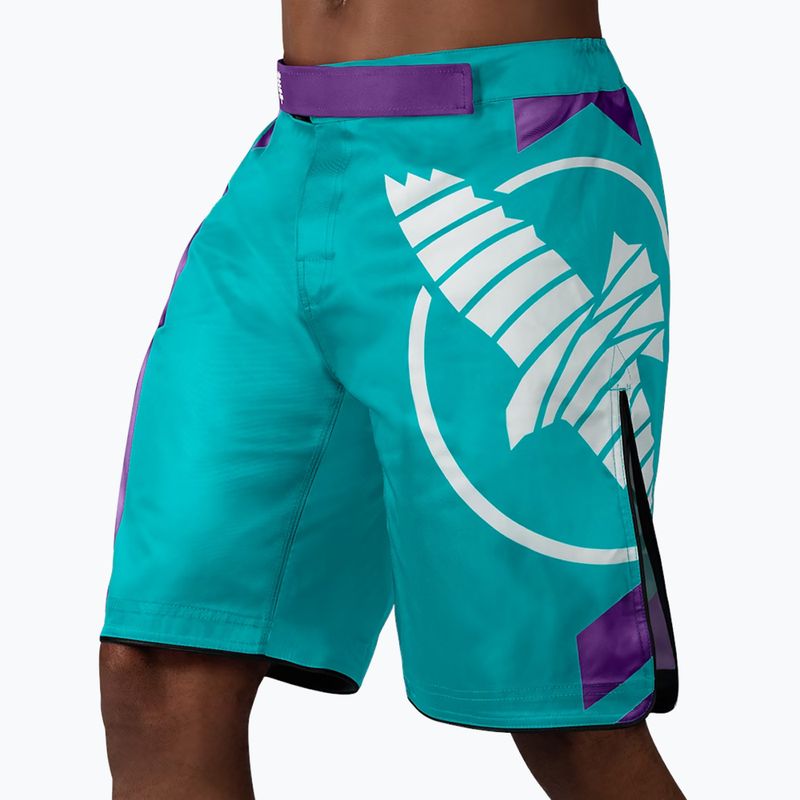 Tréninkové šortky Hayabusa Icon Fight teal/white