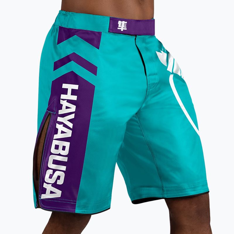 Tréninkové šortky Hayabusa Icon Fight teal/white 2
