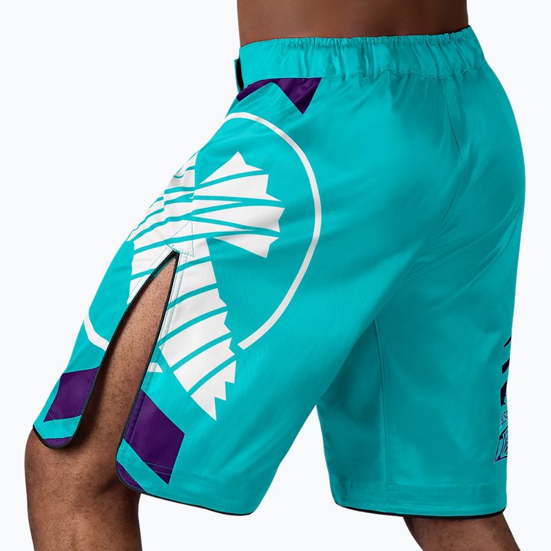 Tréninkové šortky Hayabusa Icon Fight teal/white 3