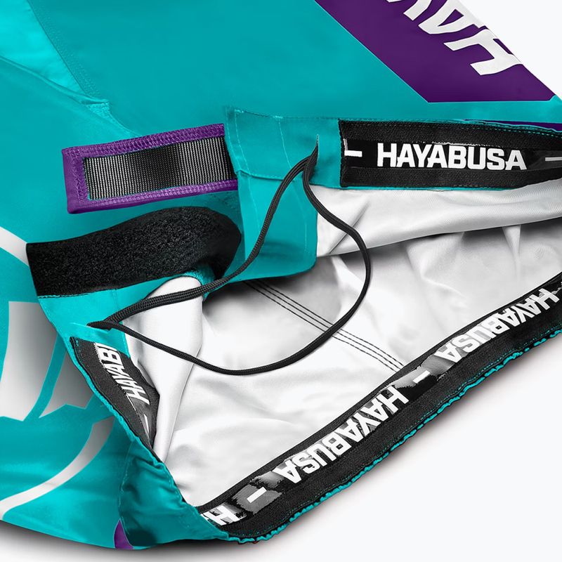 Tréninkové šortky Hayabusa Icon Fight teal/white 6