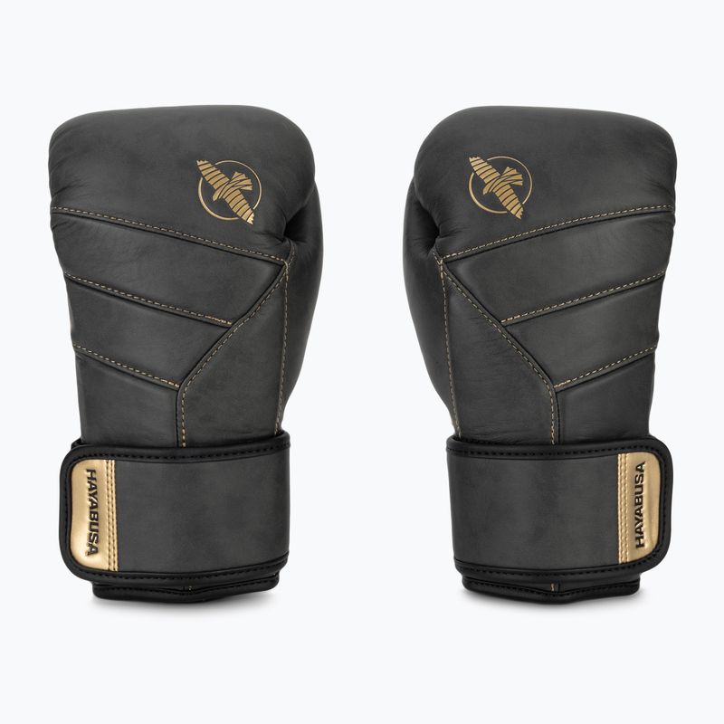 Boxerské rukavice Hayabusa T3 LX Vintage black/gold 2