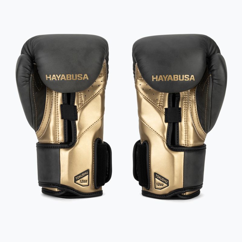 Boxerské rukavice Hayabusa T3 LX Vintage black/gold 3