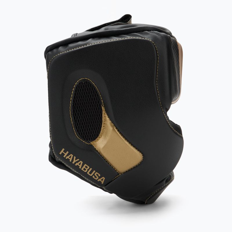 Boxerská helma Hayabusa T3 Headgear black/gold 2