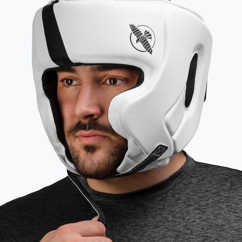 Boxerská přilba Hayabusa T3 Headgear bwhite/black 5