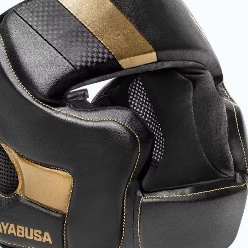 Boxerská helma Hayabusa T3 Headgear black/gold 3