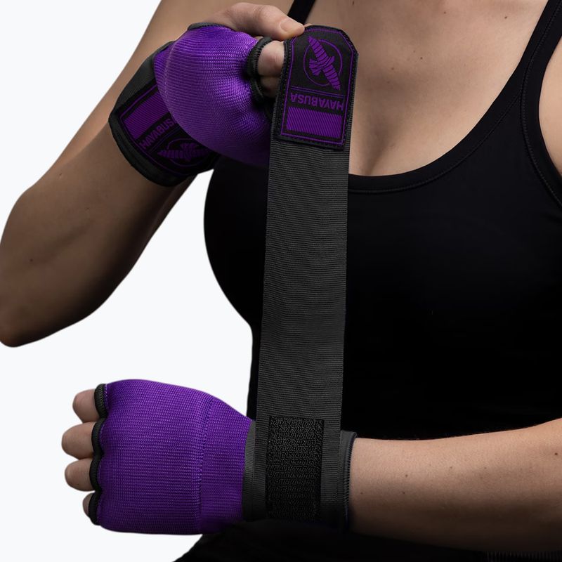 Vnitřní rukavice Hayabusa Quick Gel Hand Wraps purple/black 5