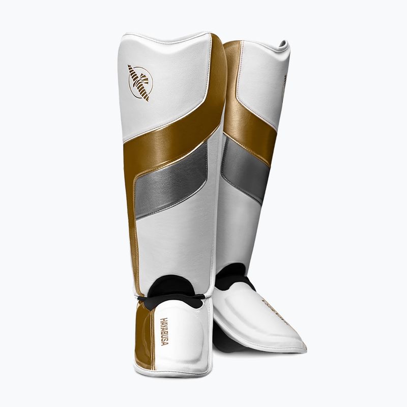 Hayabusa T3 Full Back chrániče holeně bílé T3FBSG-WGD 4