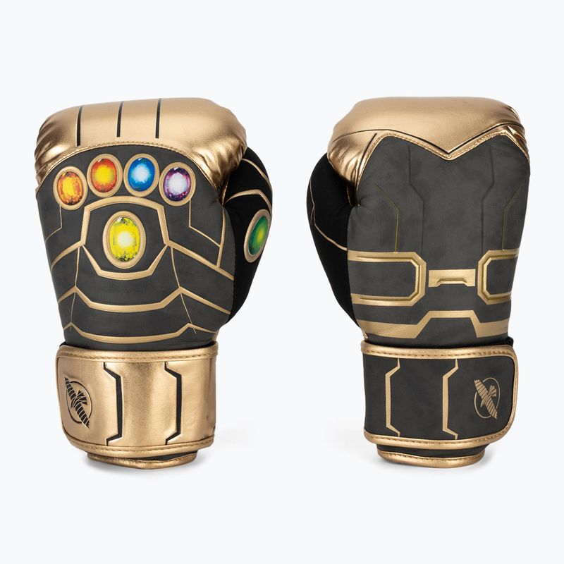 Boxerské rukavice Hayabusa Marvel's Thanos gold/black 3