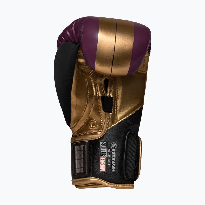 Boxerské rukavice Hayabusa Marvel's Batroc purple/gold 4