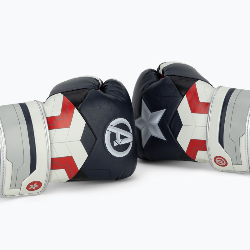 Boxerské rukavice Hayabusa  Marvel's Captain America silver/blue 7