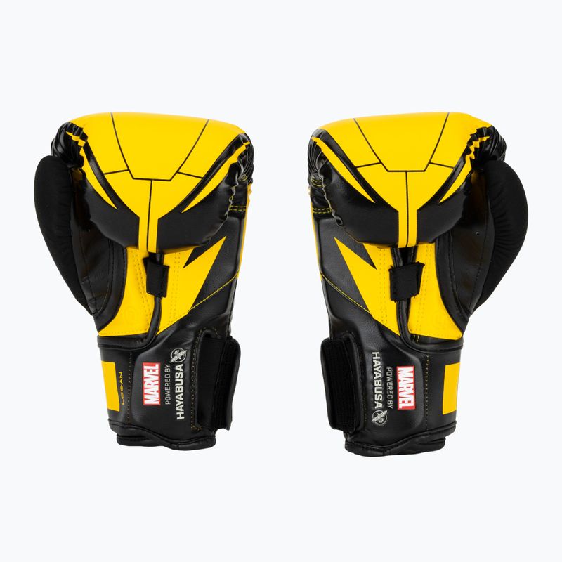 Boxerské rukavice Hayabusa Marvel's Wolverine yellow/black 3