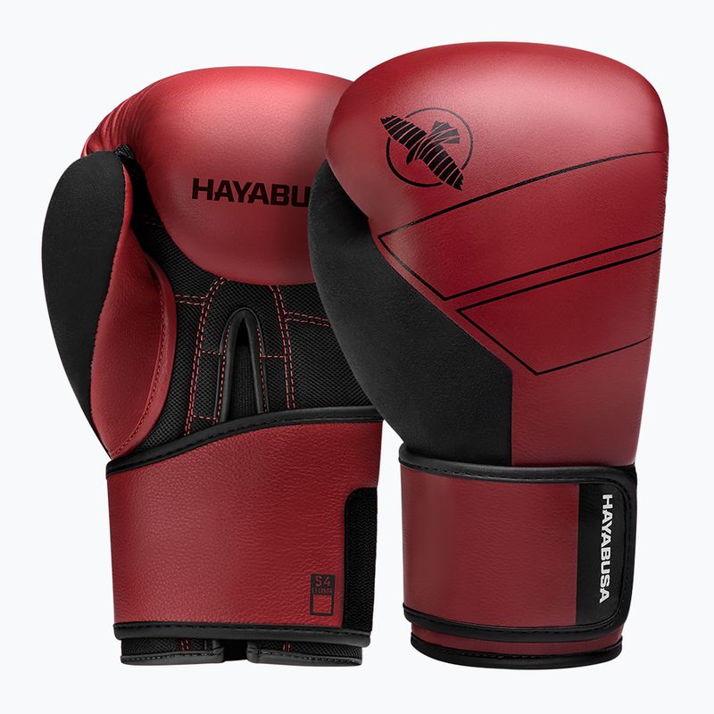 Boxerské rukavice Hayabusa S4 Leather red