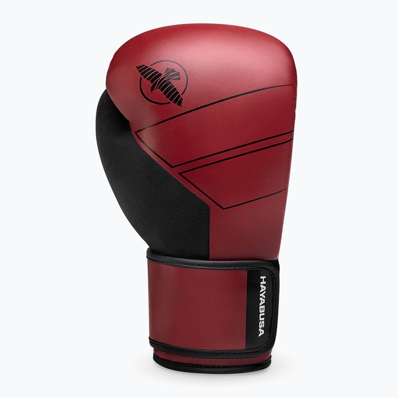 Boxerské rukavice Hayabusa S4 Leather red 2