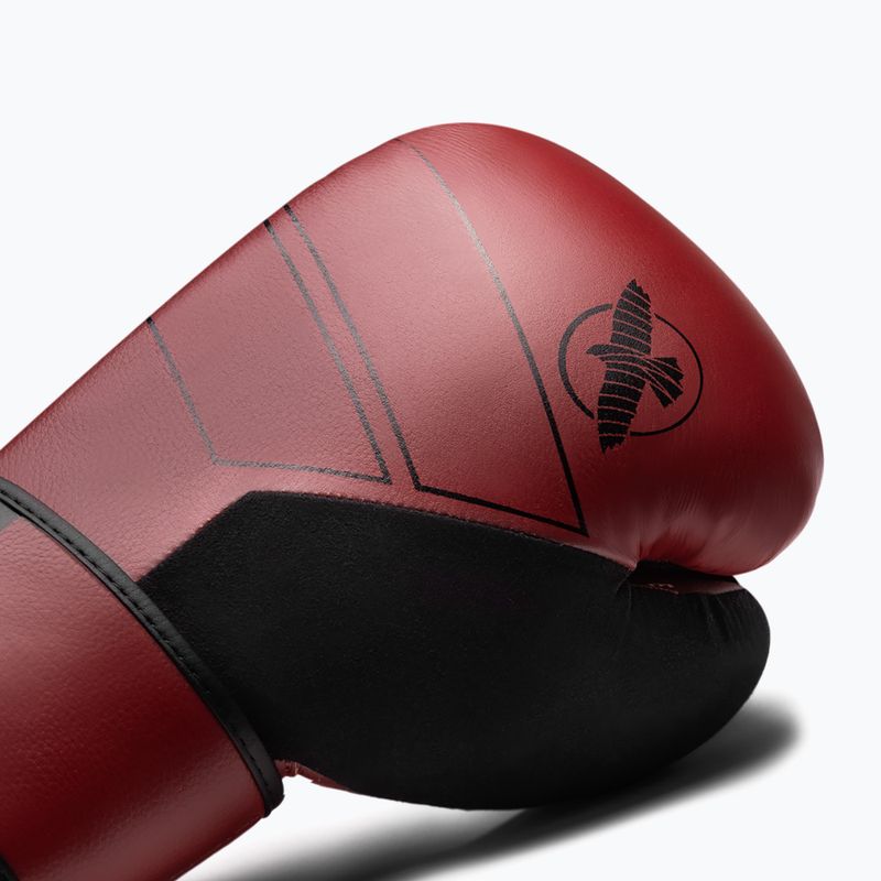 Boxerské rukavice Hayabusa S4 Leather red 4