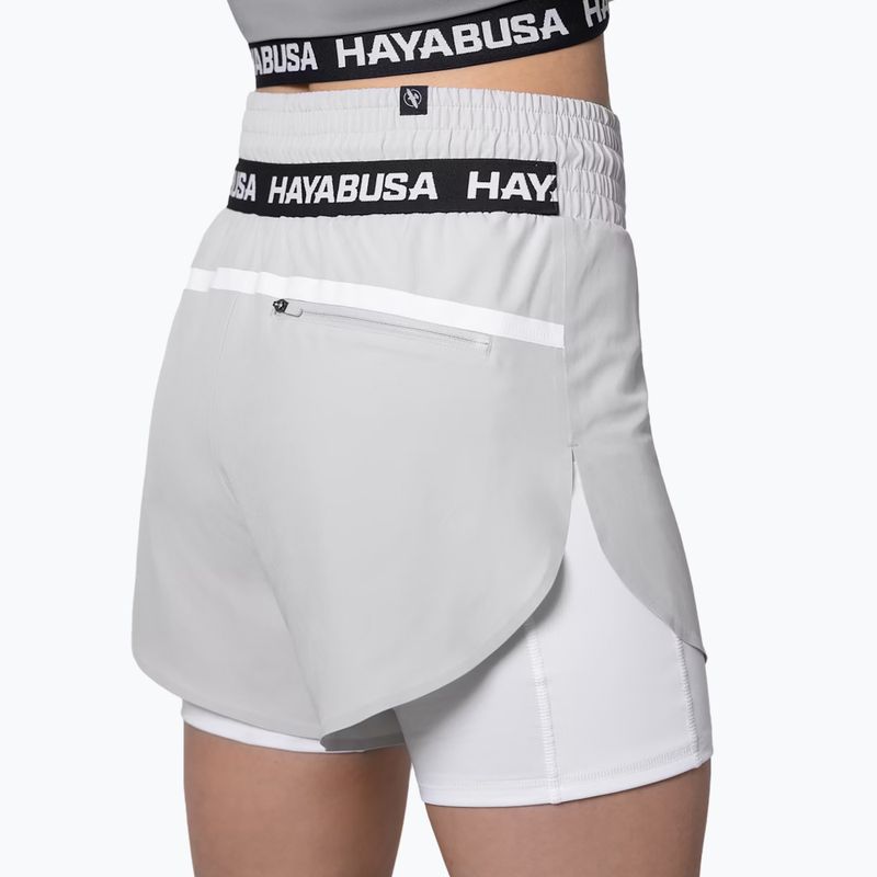 Dámské tréninkové šortky Hayabusa Mid Rise Layered grey 3
