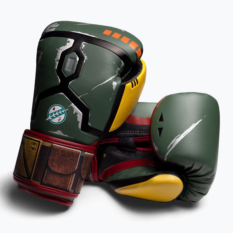Boxerské rukavice Hayabusa Star Wars Boba Fett green/yellow 2