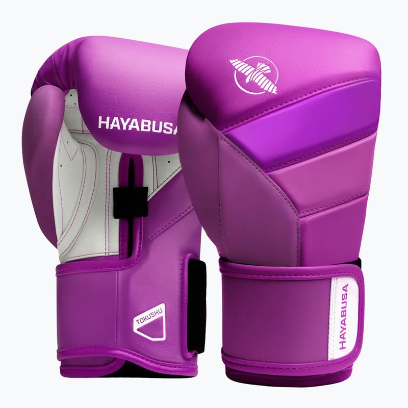 Boxerské rukavice Hayabusa T3 Neon neon purple