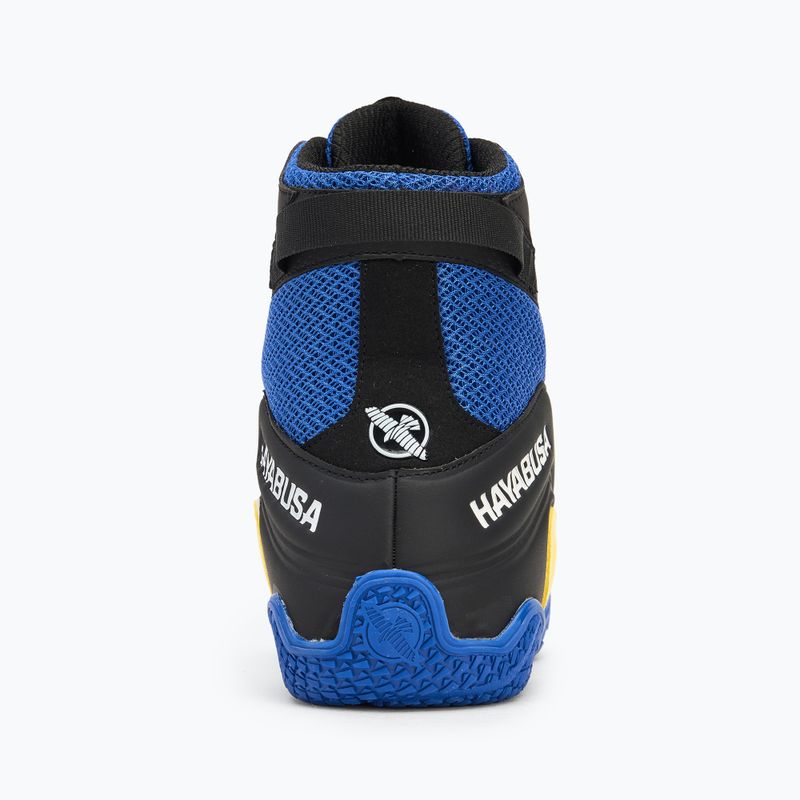 Pánské boxerské boty Hayabusa Talon Boxing blue/yellow 6