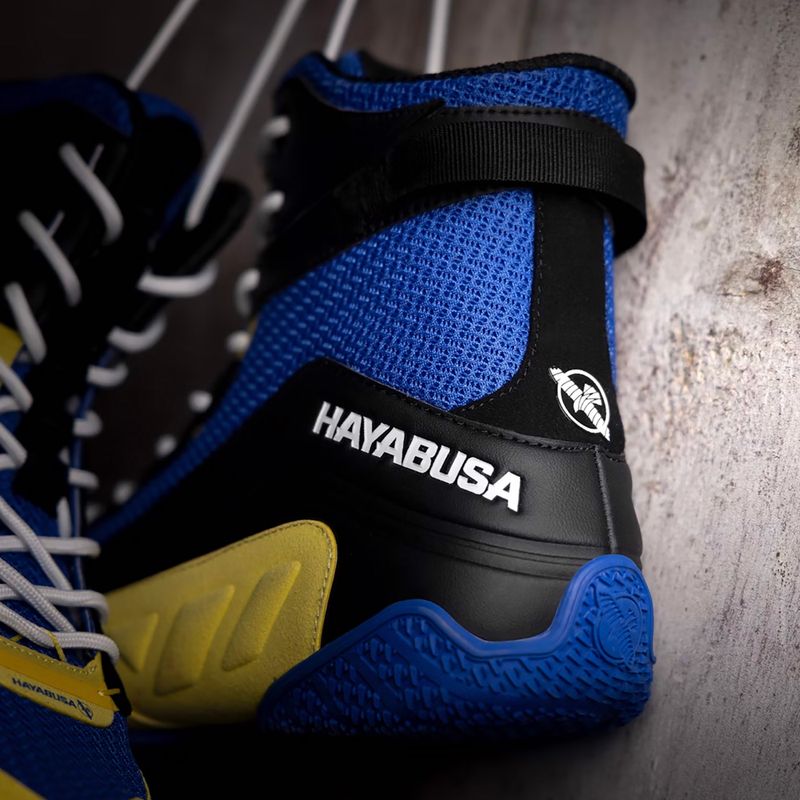 Pánské boxerské boty Hayabusa Talon Boxing blue/yellow 8