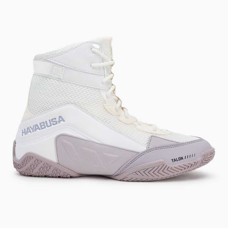 Boxerské boty Hayabusa Talon  white/lavender 2