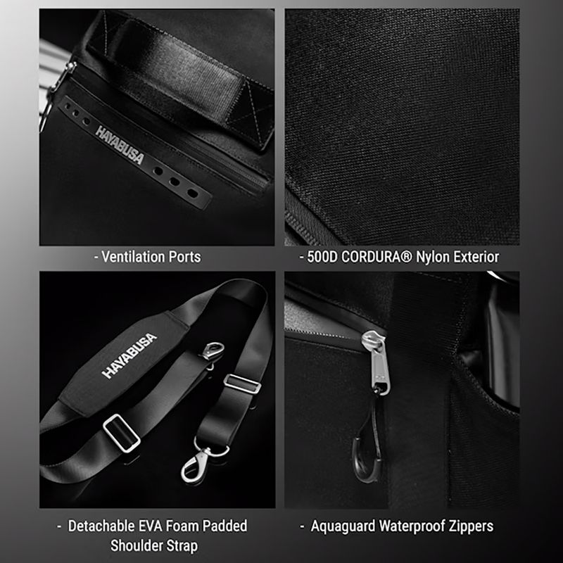 Sportovní taška Hayabusa Airstream Athletic Duffle Bag 50 l black 6