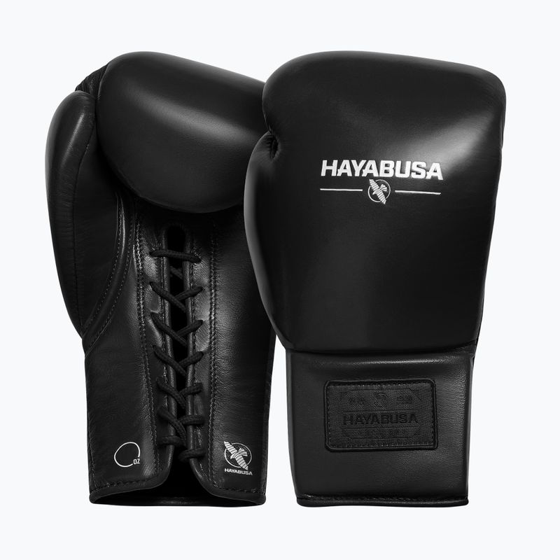 Boxerské rukavice Hayabusa Pro Traditional Horse Hair Lace-Up black 2