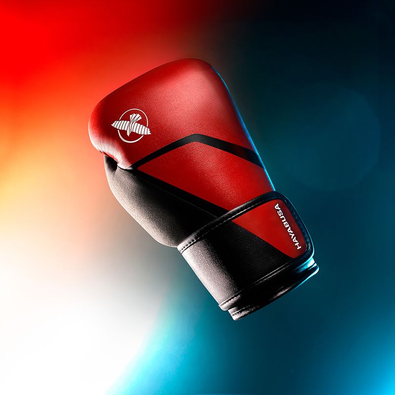Boxerské rukavice Hayabusa E1 Boxing red/black 11
