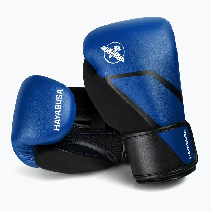 Boxerské rukavice Hayabusa E1 Boxing blue/black 7