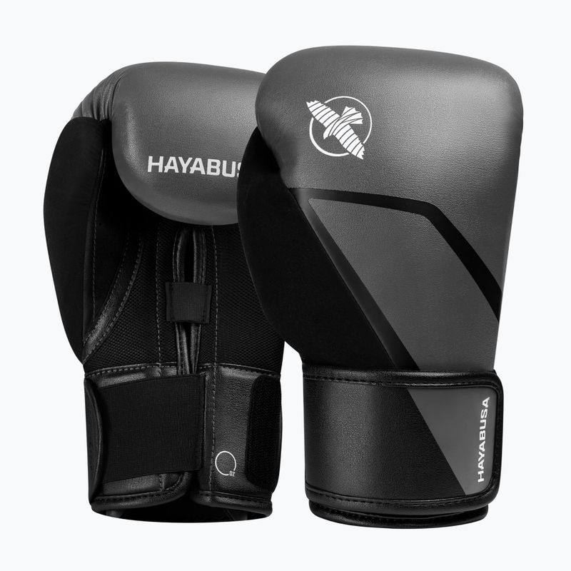 Boxovací rukavice Hayabusa E1 Boxing grey/black 2