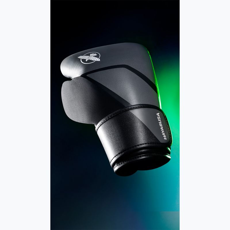 Boxovací rukavice Hayabusa E1 Boxing grey/black 11