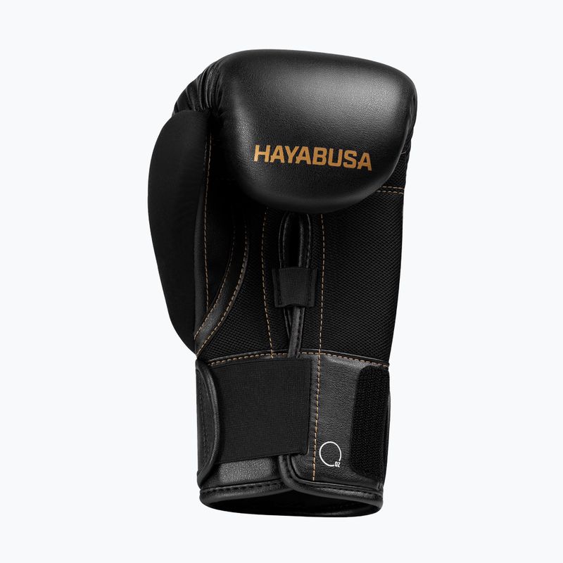 Boxerské rukavice Hayabusa E1 Boxing black/gold 4