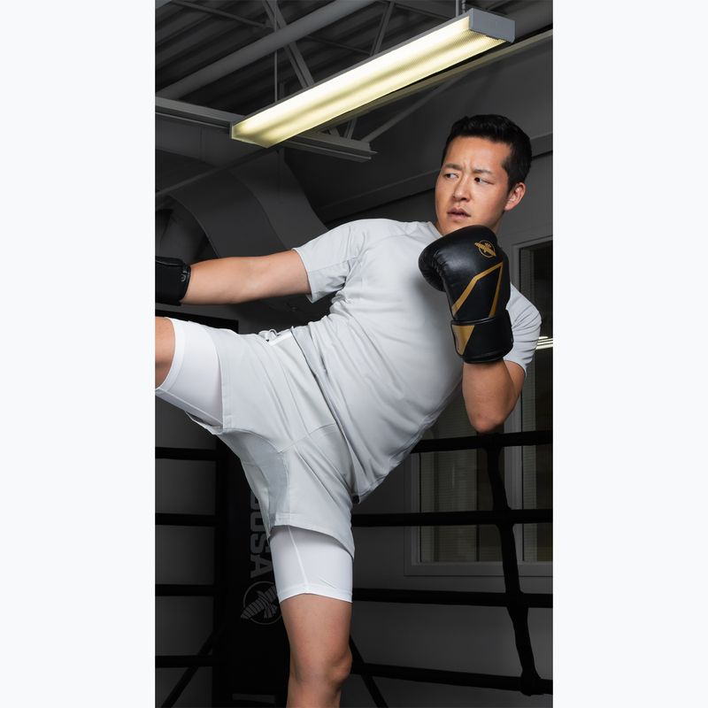 Boxerské rukavice Hayabusa E1 Boxing black/gold 13