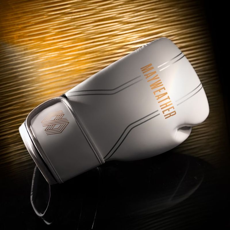 Boxerské rukavice Hayabusa Mayweather Contender white/gold 3