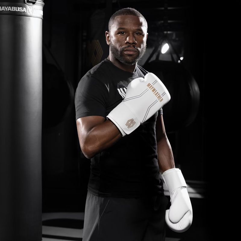 Boxerské rukavice Hayabusa Mayweather Contender white/gold 5