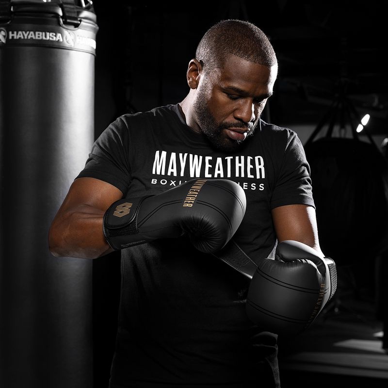 Boxerské rukavice Hayabusa Mayweather Contender black/gold 8