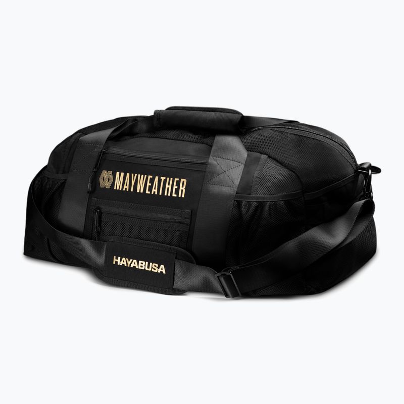 Sportovní taška Hayabusa Mayweather Mesh Gym Bag 70 l black/gold