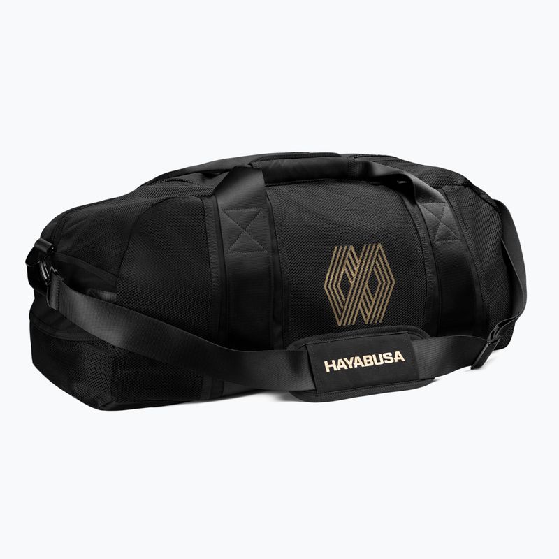 Sportovní taška Hayabusa Mayweather Mesh Gym Bag 70 l black/gold 2