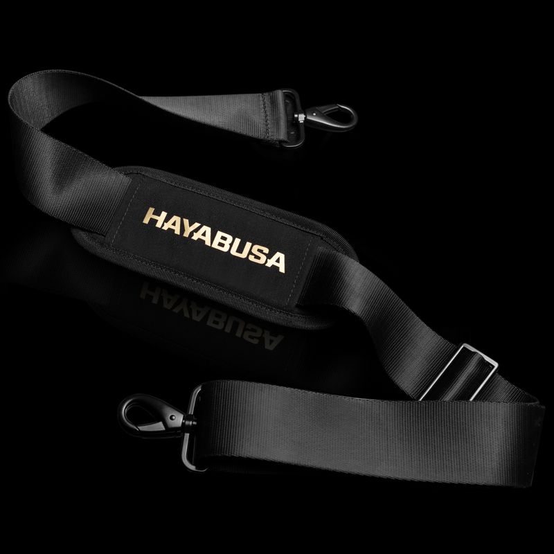 Sportovní taška Hayabusa Mayweather Mesh Gym Bag 70 l black/gold 9